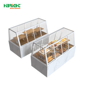 Hot Sale Double-Sided Display <b>Rack</b> Wooden Steel Commercial Supermarket Bread <b>Shelving</b> for Baskery Store - Product Image 6