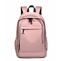 Sac à dos scolaire classique en polyester avec bretelles à coussin d'air - Durable pour les voyages et la randonnée en extérieur