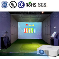 Simulateur de golf commercial pour parc d'attractions intérieur, centre sportif FEC, salle de jeux d'arcade, divertissement