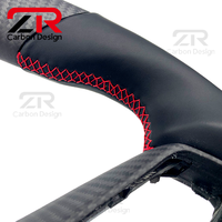 Volant de direction personnalisé en fibre de carbone mate pour Porsche Cayenne Panamera 718GTS 997 985 981 Boxster Cayman 987 992