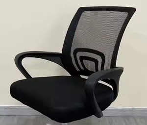 Chaise de bureau pivotante réglable à dossier moyen en maille bon marché 2026 avec accoudoirs pour le personnel informatique - Product Image 6