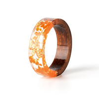 Neuestes Design Echte Blumen Gepresste leere Harz ringe Trocken blume Hand runder Harz Bastel ring