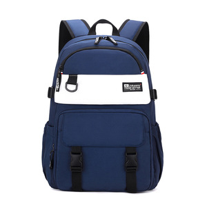 Street Fashion Trendy College Style Laptop <b>Backpack</b> Waterproof Nylon with Air Cushion Belt for Female Students Boys Casual - Product Image 1
