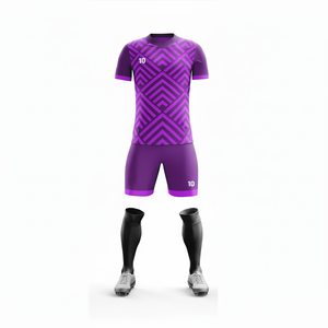 Maillots de sport à manches courtes respirants et légers, imprimés par transfert thermique personnalisé, uniformes de football de qualité supérieure - Product Image 1