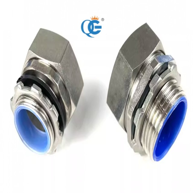 Liquid Tight Connector Angle Type Zinc Hose Fitting Flexible Conduit Connector