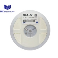 Condensador MLCC SMD Compacto 1005 CL05A475MO5NUNC, Tolerancia del 20%, X5R, Temperatura de Operación -55~+85, Bobina Completa de Fábrica