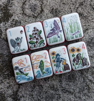 Jeu de Mahjong américain en acrylique Orange Is With Me, 160 pièces, 4 couches, gravé, de luxe, pour table de jeu