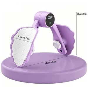Entrenador de cadera y muslos ligero, ajustable, duradero e inteligente, multifunción, para yoga y fitness, abrazadera muscular para suelo pélvico - Product Image 2