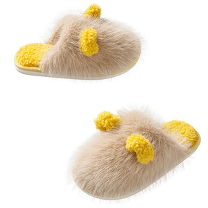 Women's Indoor Home for <b>Slippers</b> Comfy Memory Foam Woolen Winter Warm Fuzzy Plush Cute Fluffy Design Soft Embroidered Sp - Product Image 5