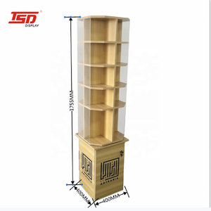 Tùy Chỉnh Cửa Hàng Miễn Phí Thường Vụ Xoay <span class=keywords><strong>Mdf</strong></span> Bằng Gỗ Truyện Tranh Cuốn Sách Hiển Thị Kệ Đứng - Product Image 3
