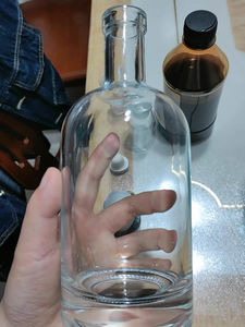 Venta al por mayor Super Flint Gin botella de vidrio con corcho 500ml licor botellas de <span class=keywords><strong>alcohol</strong></span> vacío personalizado lujo Bottiglia Vetro Liquore Vino - Product Image 6