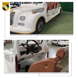 <span class=keywords><strong>Voiture</strong></span> électrique vintage classique <span class=keywords><strong>8</strong></span> <span class=keywords><strong>places</strong></span> avec phares LED et batterie au plomb-acide - Product Image 6