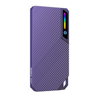 Boîtier SSD M.2 RGB ultra fin JEYI USB3.2 Gen2 10 Gbps haute vitesse en aluminium avec garantie d'un an certifié 2280 NVMe/SATA