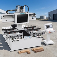 Machine de production de meubles en bois massif à rainures et languettes, équipement CNC pour le travail du bois, usine de Foshan