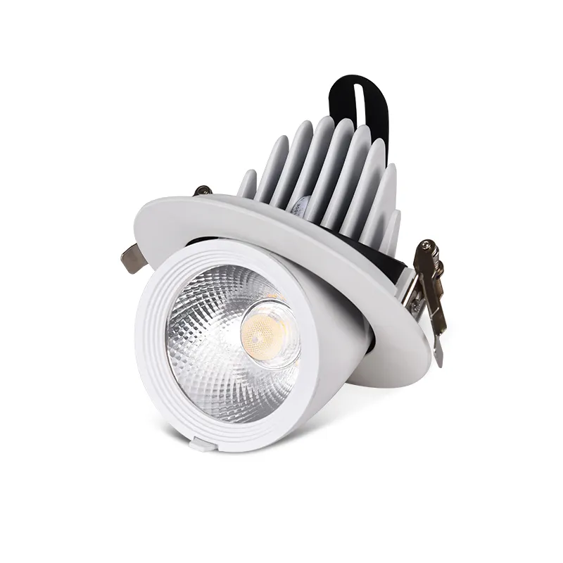 15W 18W COB Bulat Tersembunyi Remote Control Peredupan Anti-silau Pakaian Furniture Toko Kantor Led Mini Spotlight