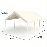 Tente de protection pliable robuste pour voiture, abri portable pour garage, idéal pour le stationnement extérieur