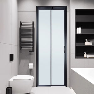 Intérieur de maison design moderne Trackles de profilés en aluminium Fabrication en usine Vente en gros PD Porte coulissante Porte pliante Salle de bains Hôtel - Product Image 1