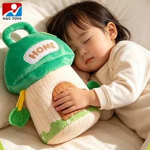 Casa a Forma di Fungo dei Cartoni Animati con 6 Peluche, Gioco per Bambini con Bambole Imbottite - Product Image 4