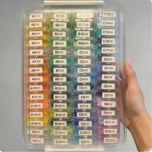 Clear Plastic <strong>Storage</strong> Box with Individual Lids, 60-Compartment Set, Multi-Purpose Organizer <strong>for</strong> Small Items - Product Image 6