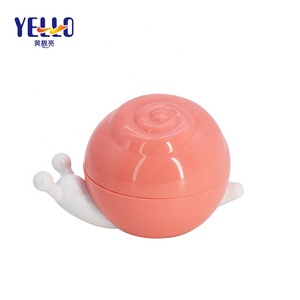 Pot à crème Double couche en plastique 80g, joli Design en forme d'<span class=keywords><strong>escargot</strong></span>, contenant cosmétique vide - Product Image 6