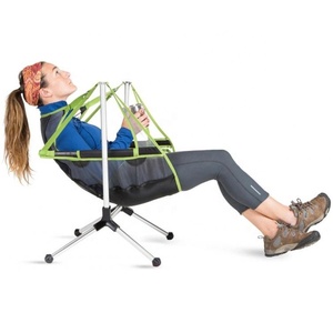 Silla <span class=keywords><strong>Plegable</strong></span> Tipo Columpio con Respaldo de Aluminio, Reclinable, para Exteriores, Senderismo, <span class=keywords><strong>Hamaca</strong></span>, Camping - Product Image 3