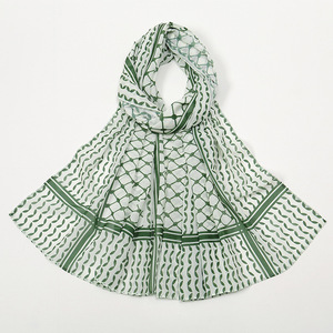Hiyab de Chifón Duradero y Moderno para Mujer Musulmana, Estilo Palestino, Keffiyeh Largo Árabe, Venta al Por Mayor - Product Image 3