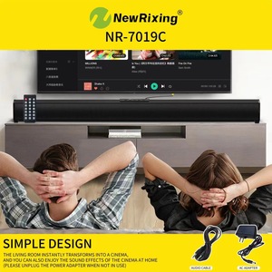ลำโพงซาวด์บาร์ตั้งโต๊ะ NR7019C 50W สำหรับทีวี เสียงยาวนาน พร้อมเอฟเฟกต์เสียงสะท้อนแบบ <span class=keywords><strong>Echo</strong></span> Wall รองรับคาราโอเกะ เชื่อมต่อผ่านบลูทูธ พร้อมรีโมทคอนโทรล เสียงรอบทิศทาง 3 มิติ คุณภาพเสียงระดับไฮไฟ - Product Image 3