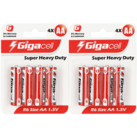 Batería de Alta Resistencia de 1.5V AA R6 UM3 Mignon, Pila Seca para Juguetes Electrónicos y Productos de Consumo