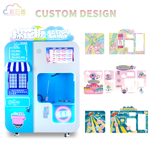 Caiyunjuan Commercial Event Machine Full Automatic Floss Flower Vending <strong>Cotton</strong> <strong>Candy</strong> Maker - Product Image 6