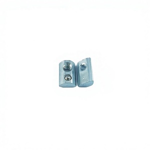 Écrou à demi-bille à <span class=keywords><strong>ressort</strong></span> en métal zingué M4 M5 M6 pour profilés aluminium 2020 - Product Image 6