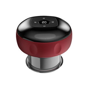 Produk pijat bekam elektrik pintar portabel, alat pijat badan dengan fitur pemanasan tipe palu - Product Image 1