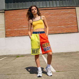 <span class=keywords><strong>Pantaloncini</strong></span> <span class=keywords><strong>da</strong></span> <span class=keywords><strong>Basket</strong></span> per Donna in Tessuto Terry di Alta Qualità, Abbigliamento Sportivo Personalizzato con Logo, Stampa Sublimatica Completa, 100% Poliestere - Product Image 5