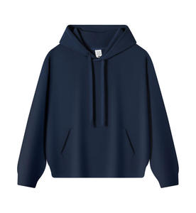 Sweat-shirt à capuche pour homme en coton 100% personnalisé, coupe ample pour l'automne - Product Image 3