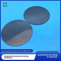 Disques en céramique de zircone noire sur mesure, plaquettes ultra-minces, feuilles circulaires résistantes aux hautes températures, Chine