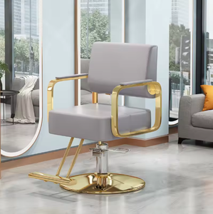 Silla de Barbero de Acero de Alta Calidad, Multifuncional, de Cuero, para Salón de Belleza, Hogar o Exteriores - Product Image 5