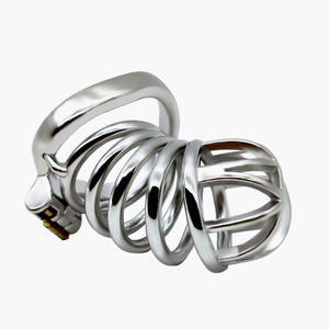 FRRK-Cage de chasteté en métal pour homme, anneau de chasteté réglable, pénis en acier inoxydable - Product Image 5