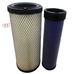 Высококачественный комплект воздушного фильтра двигателя для тяжелых грузовиков P822768 P822769, тракторный погрузчик, экскаватор 1451-9261, 1348726 Af25436 - Product Image 1