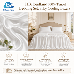 Set di Biancheria da Letto di Lusso Leggero Personalizzato Certificato OEKO-TEX Standard 100 GOTS 60S Eco-Consapevole Cloudland - Product Image 2