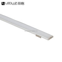 Profilé en aluminium extrudé super fin ALP114 18*6mm, canal LED flexible avec diffuseur de couverture