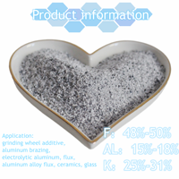 Fluoroaluminate de potassium de haute pureté 0.5-1.5mm K3AlF6 Cryolite Prix du fluorure d'aluminate de potassium pour meule