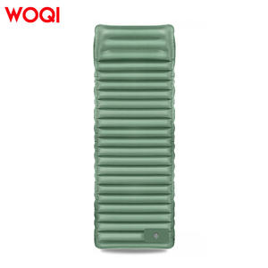 Matelas de camping gonflable léger et portable WOQI, rectangulaire, vert, en nylon 40D TPU, pour l'escalade et les activités de plein air - Product Image 2