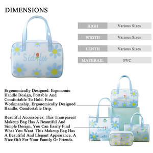 Tit Bolsas de PVC hialoides de viaje multiusos con correas Conformable Magisterial Beauty Neceser Infinite Organizer - Product Image 4