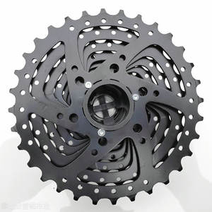 Cassette de vélo SUNRUN 9 vitesses en alliage noir, roue libre, composant de transmission pour VTT - Product Image 4
