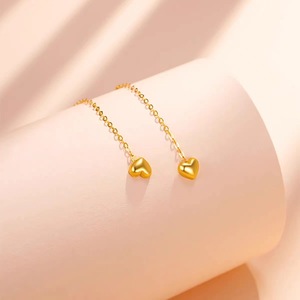 Pendientes <span class=keywords><strong>de</strong></span> <span class=keywords><strong>Oro</strong></span> <span class=keywords><strong>Puro</strong></span> AU750 <span class=keywords><strong>de</strong></span> 18K <span class=keywords><strong>de</strong></span> Lujo <span class=keywords><strong>para</strong></span> <span class=keywords><strong>Mujer</strong></span>, Novia, Compromiso, Boda, Joyería Fina - Product Image 3