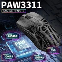 Mouse Gaming M8 Custom Logo Paw3311 Dengan Dock, Mekanik, Dapat Diprogram, Dapat Diisi Ulang, Untuk Laptop