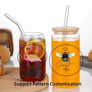 Verres à boire classiques transparents, ensemble de verrerie sans plomb pour boissons, cocktails et café glacé - Product Image 6