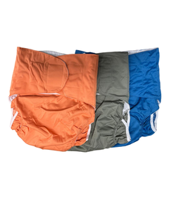 Couches lavables réutilisables pour personnes âgées, couleur unie, à velcro, en tissu respirant, pour incontinence adulte, <span class=keywords><strong>sans</strong></span> <span class=keywords><strong>insert</strong></span>, taille XXL - Product Image 2