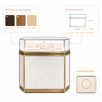 Vitrine de présentation de bijoux en verre sur mesure, meuble de comptoir pour magasin de détail, fourniture en gros