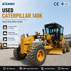 รถเกรดเดอร์มือสอง Caterpillar 140K พร้อมเครื่องยนต์และปั๊ม  ปริมาณการไหลของปั๊ม 210 ลิตร/นาที  ใช้งานมาแล้ว 0-2000 ชั่วโมง ปี 2016-2023 ผลิตในญี่ปุ่น ขาย - Product Image 1
