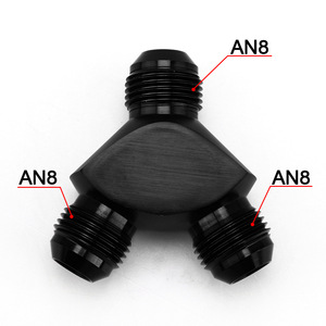Connecteur en T pour huile de type Y Getitall AN6 AN8 AN10 noir pour modification automobile - Product Image 4